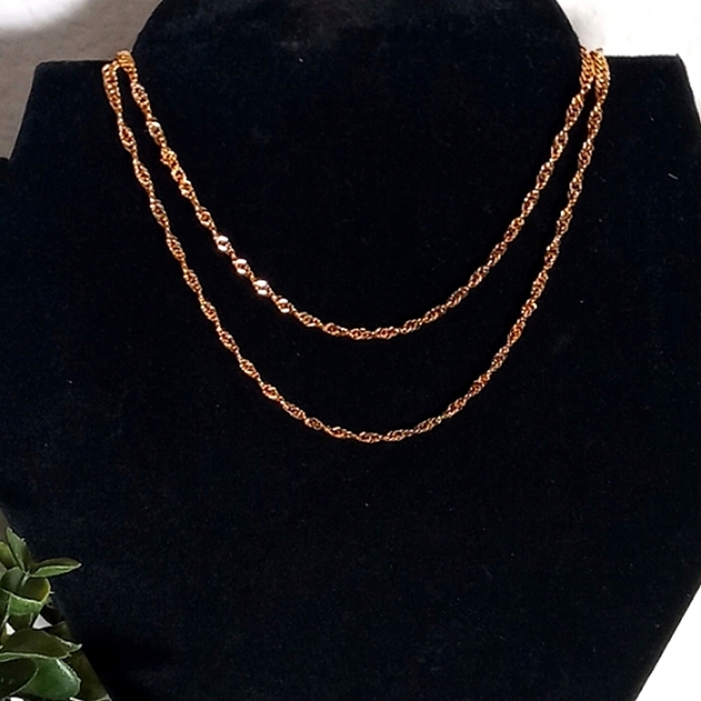 Vintage Gold Vermeil/Sterling Silver Necklace